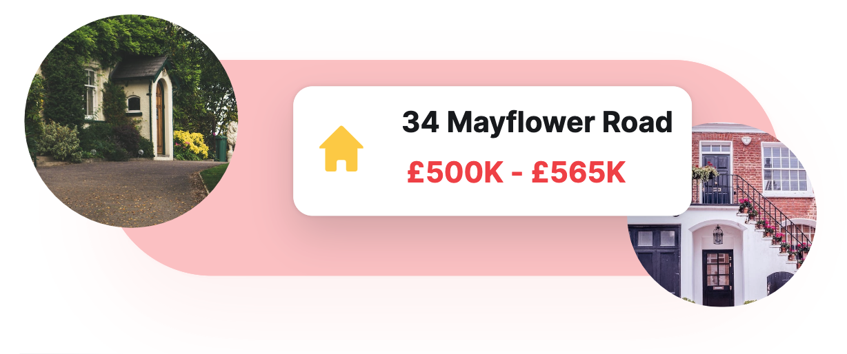 one house with price